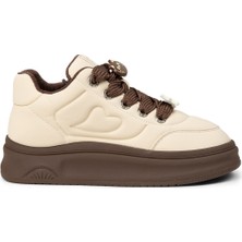 Deery Kadın Bej Sneaker Ayakkabı - 25421ZBEJC01