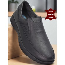 301 Ortopedik Topuk Masajlı Hakiki Deri Erkek Ayakkabı Kışlık Erkek Deri Ayakkabı