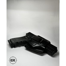 Bürokrat Deri Tabanca Kılıfı — Iç ve Dış Taşıma, Sağ & Sol Kullanım