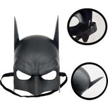 Vanch Siyah Çuk Batman Maskesi Lastikli
