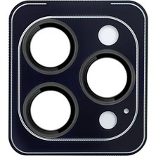 Urr iPhone 13 Pro Max Titanium Alloy Ar Kamera Lens Koruyucu - Siyah