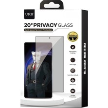 Urr Samsung Galaxy S25 Edge 2.5d Hd 20º Privacy Cam Ekran Koruyucu - Siyah