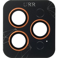Urr iPhone 17 Pro Max Titanium Alloy Ar Kamera Lens Koruyucu - Turuncu