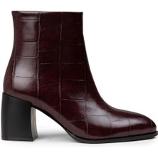 Deery Kadın Bordo Fermuarlı Bot - K0945ZBRDC01