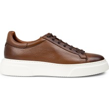 Deery Erkek Hakiki Deri Taba Renk Sneaker Ayakkabı - M2501MTBAP03