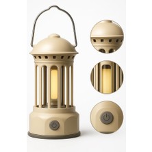 Pilli Kamp Işıkları Atmosfer Çadır Işıkları Taşınabilir Fener