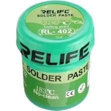 Relıfe RL-402 Krem Lehim Pastası Solder Paste 183°C SN63/PB67 40G