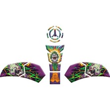 Rks Srk 125 R 2023 - 2025 Uyumlu Tank Pad Set 004