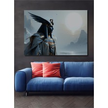 Firavun Tutankamon Yağlı Boya Görünümlü Dekoratif Ahşap Ev/işyeri/ofis Kare Tablo