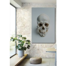 Insan Kafatası Modern Sanat Dekoratif Ahşap Dekoratif Ev/işyeri/ofis Kare Tablo