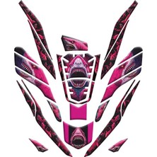 Honda Pcx 2021 - 2024 Uyumlu Tank Pad Set 012