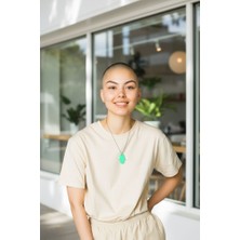 Fatma Ana Eli Karanlıkta Parlayan Fosforlu Zincirli Kolye