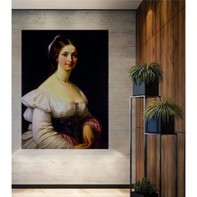 Zarafetin Yağlı Boya Görünümlü Dekoratif Ahşap Ev/işyeri/ofis Kare Tablosu