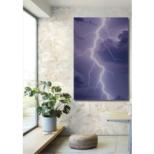 Elektrik Fırtınası Modern Sanat Dekoratif Ahşap Ev/işyeri/ofis Kare Tablo