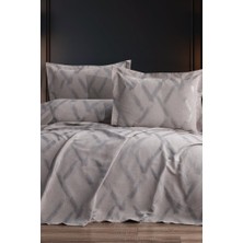 Nisan 3 Parça Çift Kişilik Pike Takımı 240X260 Bej