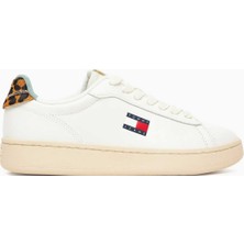 Tommy Hilfiger ARCHIVE '98 LEOPARD Beyaz Kadın Sneaker