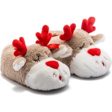 Twigy Dormi Çocuk Hayvanlı Panduf Bej 30/35