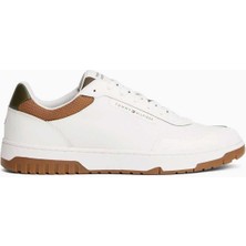 Tommy Hilfiger Basket Deri Erkek Sneaker
