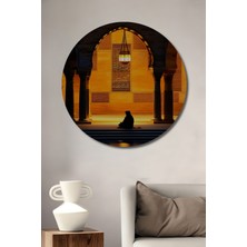 Huzurlu Meditasyon Dekoratif Ahşap Dekoratif Ev/işyeri/ofis Yuvarlak Tablo