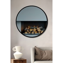 Çerçeve Görünümlü Şömine Ateşi Odun Yığını Dekoratif Ahşap Dekoratif Ev/işyeri/ofis Yuvarlak Tablo