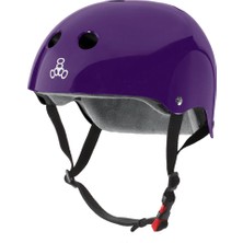 Triple Eight The Certified Sweatsaver Purple Kask L/xl