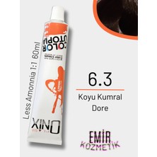 Düşük Amonyaklı Saç Boyası 60ML Koyu Kumral Dore 6.3