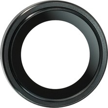 Urr iPhone 16E Titanium Alloy Ar Kamera Lens Koruyucu - Siyah