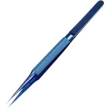 Titanyum Alaşımlı Düz Uç Entegre Cımbızı 0.15MM Mavi Renk