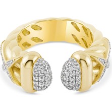 Royal Embrace 14 Ayar Altın Yüzük