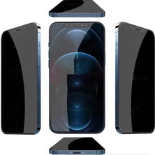 Urr iPhone 17 Air 4 Way Anti Spy 360 Privacy Cam Ekran Koruyucu - Siyah
