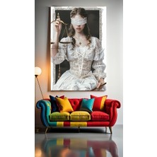 Özkacar Group Adalet Terazisi V2 Ev Duvar Salon Güzellik Salonu Ofis Dükkan Dekarasyon Kanvas Tablo