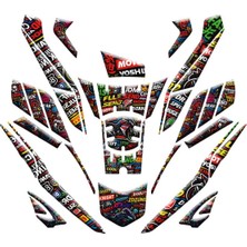 Honda Pcx 2025 Uyumlu Tank Pad Set 013