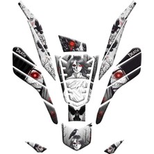 Honda Pcx 2021 - 2024 Uyumlu Tank Pad Set 014