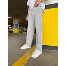 Erkek Şeritli Baskılı Oversize Baggy Eşofman