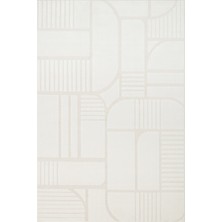 Adel Adl 02 Cream Yumuşacık  Dokuya Sahip Özel Yumuşak Tuşeli Modern Makine Dokuması Iskandinav Halı