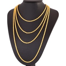 2 Metre Burma Halat Zincir Kolye Kaplama Zincir Birebir Kuyumcu Kalitesi Düğün Nişan Garantili