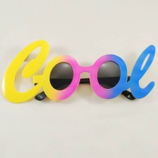 Nessiworld  Cool Yazılı Rengarenk Parti Gözlüğü 21X8 cm
