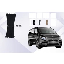 Mops Mercedes Vito 2006-2022 Uyumlu Orta Kasa Oto Raylı Perde Takımı
