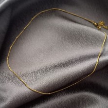 Minimalist Dorika Çelik Kolye