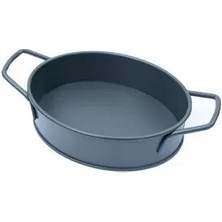 Oval Tepsi Küçük Boy Siyah