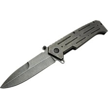 GB B033A Eskitme Kamp Çakı 22 cm - Metal Sap, Otomatik