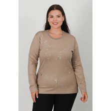 Lanze Baskılı Penye Bluz 0200