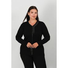 Lanze Taş Baskılı Penye Bluz 0611