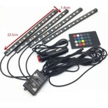 Ayak Altı 12 Ledli Sese Duyarlı Kumandalı Neon LED Aydınlatma