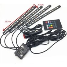 Ayak Altı 12 Ledli Sese Duyarlı Kumandalı Neon LED Aydınlatma