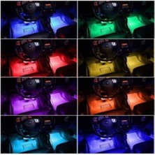 Ayak Altı 12 Ledli Sese Duyarlı Kumandalı Neon LED Aydınlatma