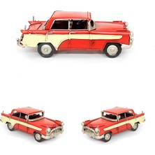 Klasik Tamamı Metal El Yapımı Nostaljik Araba Antika Vintage Tasarım Luxury Retro Dekoratif Hediye