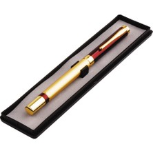 Lüx Metal Roller Tükenmez Kalem Kırmızı ve Gold