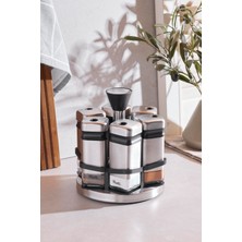 Cubıc 6'lı Dönerli Baharatlık Takımı