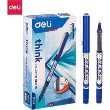 Deli Q20530 Roller Kalem 07MM Mavi